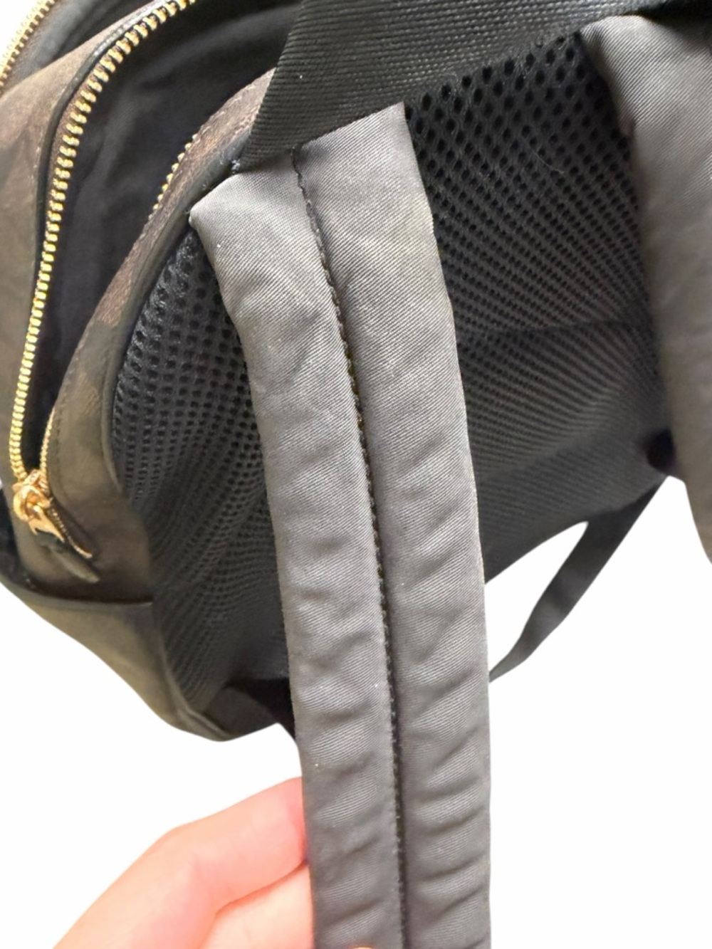 Coach Signature Mini Backpack Brown Black PVC Leather Gold Tone Women - Picture 5 of 14